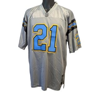 NFL San Diego Chargers LaDainian Tomlinson Grey Football Jersey XL #21